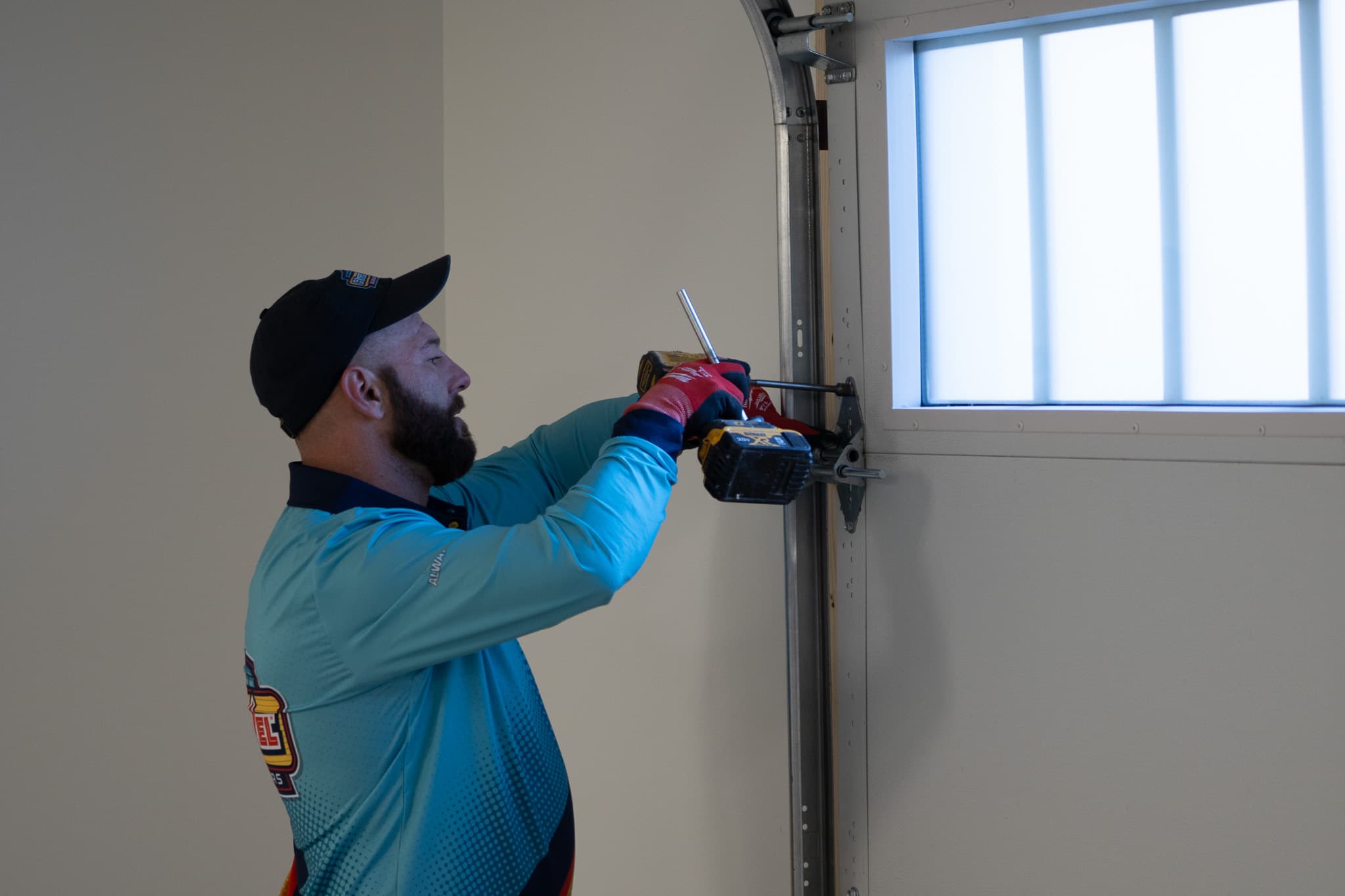 HighLevel technician performing panel replacement